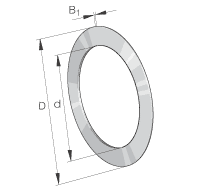 Кольца упорных подшипников TWB