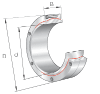Шарнирные подшипники GE..-DW