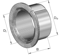 Втулки подшипников скольжения EGF..-E40-B
