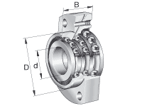 Подшипники ходовых винтов DKLFA..-2RS