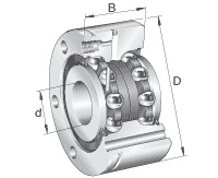 Подшипники ходовых винтов ZKLF..-2RS-PE