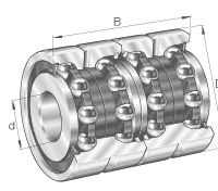 Подшипники ходовых винтов ZKLN..-2RS-2AP