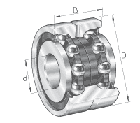 Подшипники ходовых винтов ZKLN..-2RS