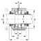 SNS3038-H-D + 22232 + 2 NFR290/17,5 + NTC38/180 + NDK38