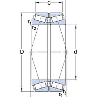 Двухрядные конические роликоподшипники конфигурации TDO