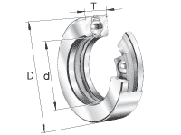 Упорные шарикоподшипники D